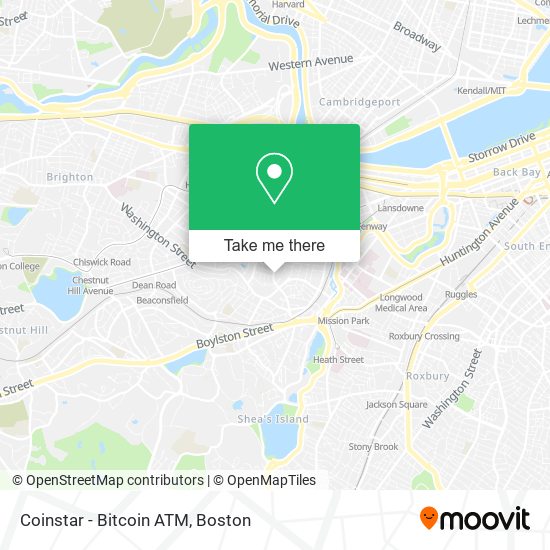 Mapa de Coinstar - Bitcoin ATM