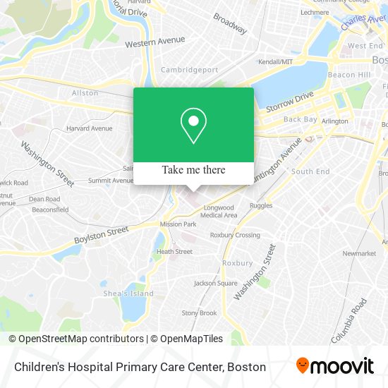 Children's Hospital Primary Care Center map