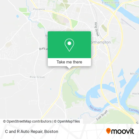 C and R Auto Repair map