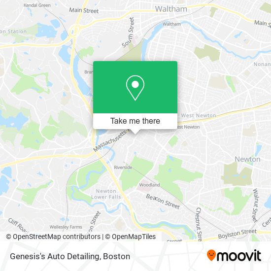 Genesis's Auto Detailing map