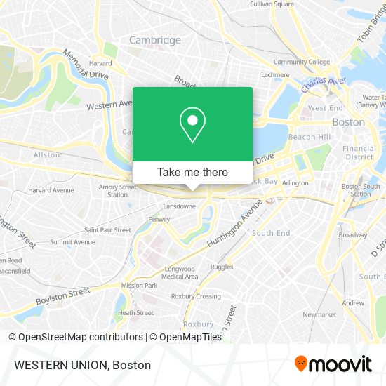 Mapa de WESTERN UNION