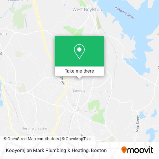 Kooyomjian Mark Plumbing & Heating map