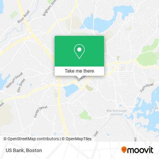 US Bank map