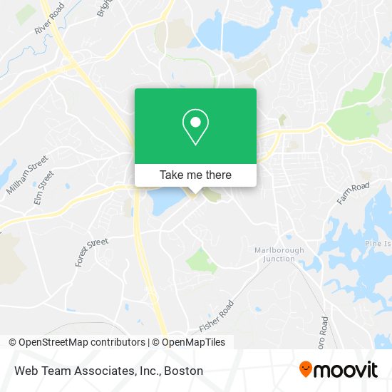 Web Team Associates, Inc. map