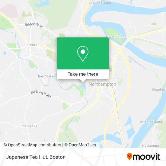 Japanese Tea Hut map