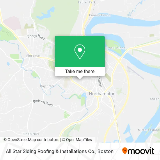 All Star Siding Roofing & Installations Co. map