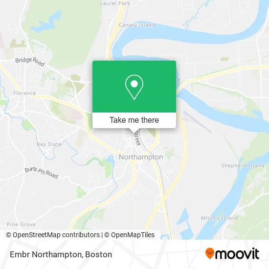 Embr Northampton map
