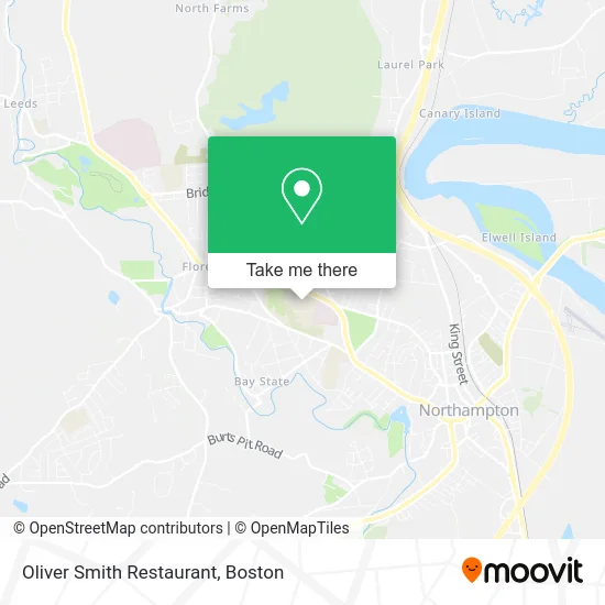 Oliver Smith Restaurant map