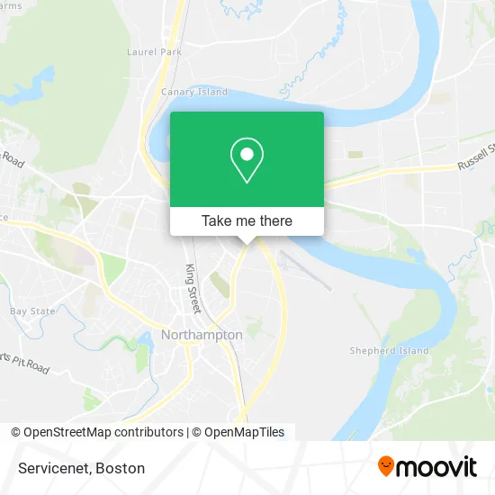 Mapa de Servicenet