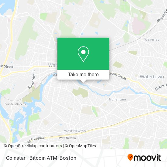 Mapa de Coinstar - Bitcoin ATM