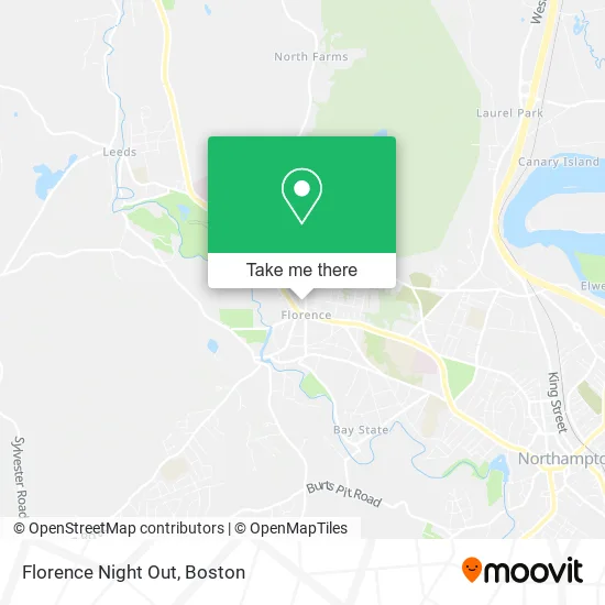 Florence Night Out map
