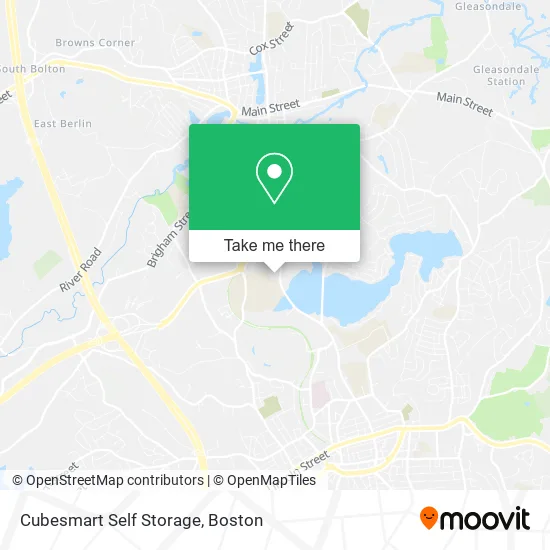 Cubesmart Self Storage map