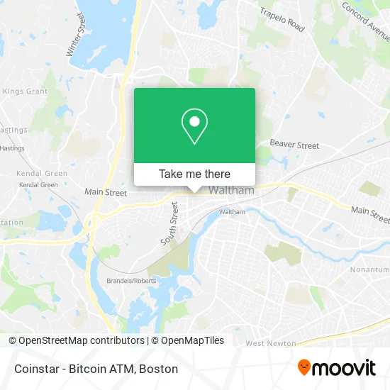 Coinstar - Bitcoin ATM map