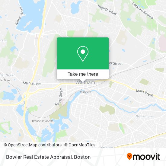 Bowler Real Estate Appraisal map