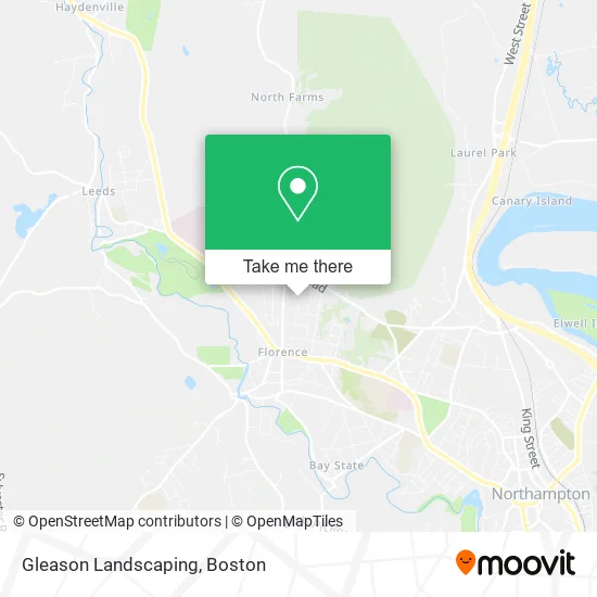 Gleason Landscaping map