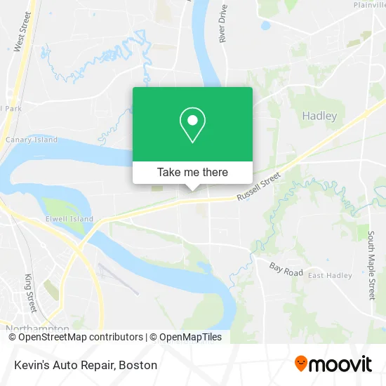 Kevin's Auto Repair map