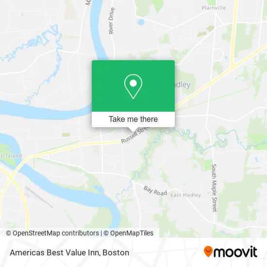 Americas Best Value Inn map