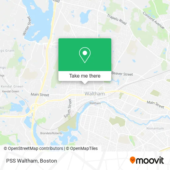 PSS Waltham map
