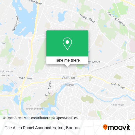 The Allen Daniel Associates, Inc. map