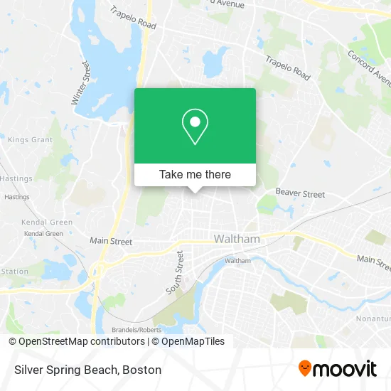 Silver Spring Beach map