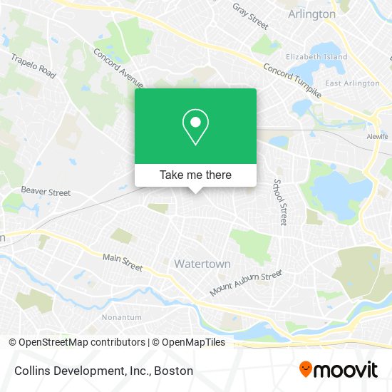 Mapa de Collins Development, Inc.