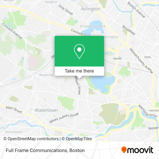 Full Frame Communications map