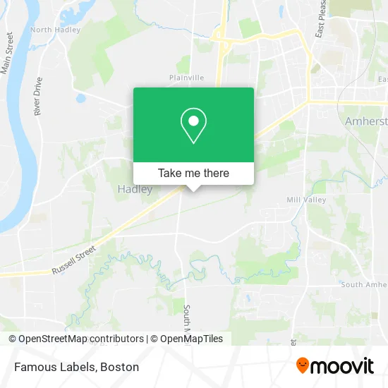 Famous Labels map
