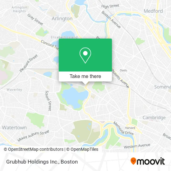 Grubhub Holdings Inc. map