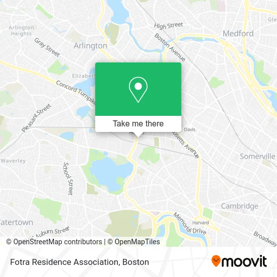 Fotra Residence Association map