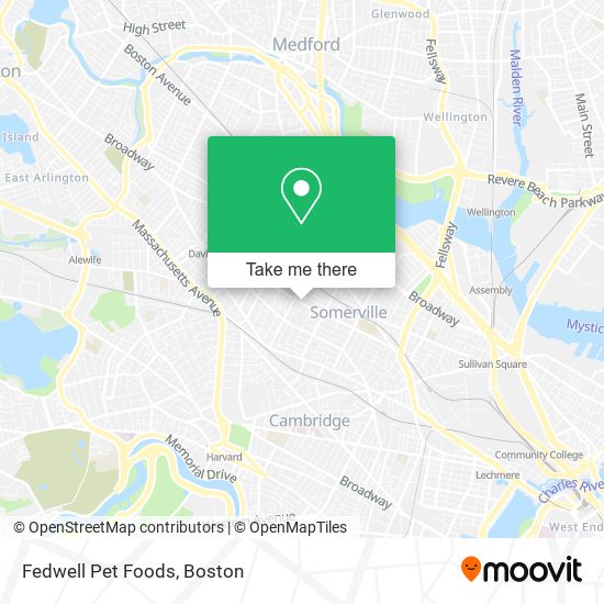 Fedwell Pet Foods map