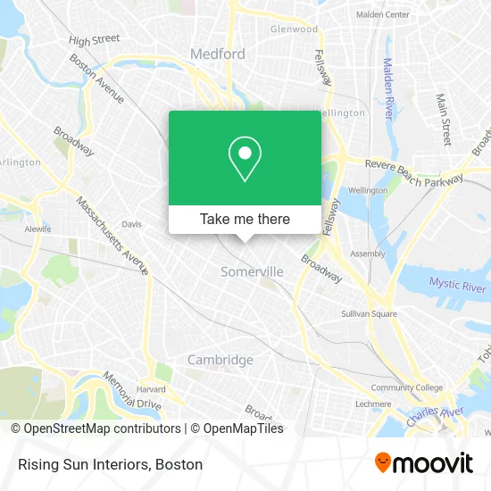 Rising Sun Interiors map