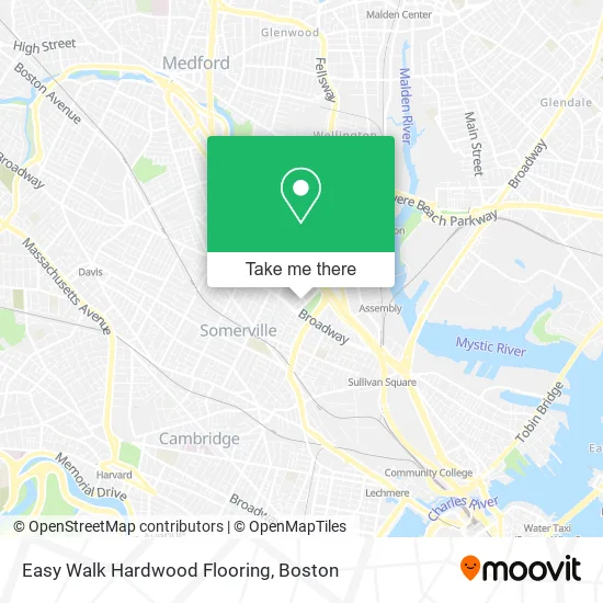 Easy Walk Hardwood Flooring map