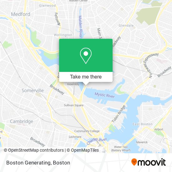 Boston Generating map