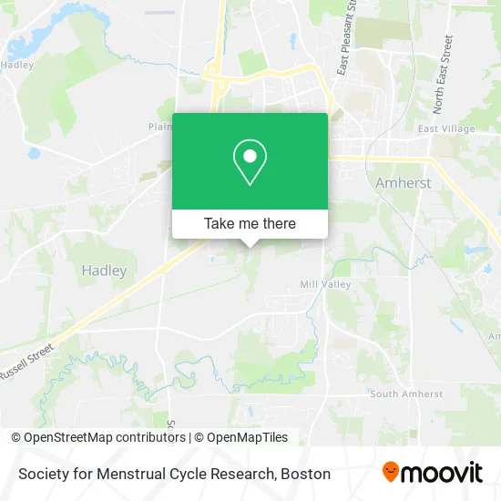 Society for Menstrual Cycle Research map