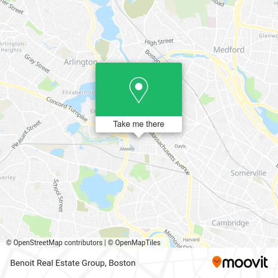 Benoit Real Estate Group map