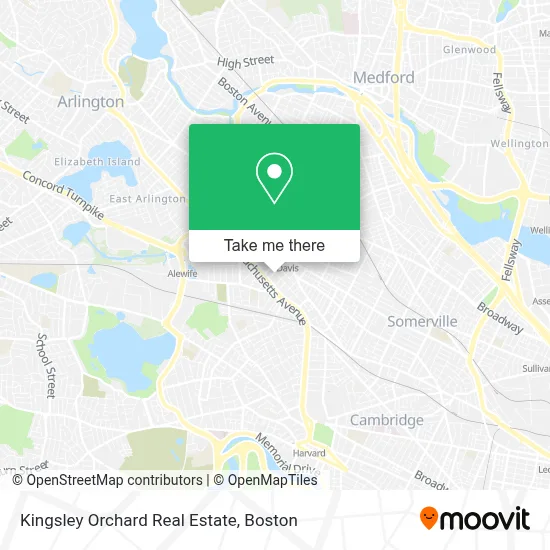 Kingsley Orchard Real Estate map