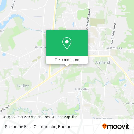 Shelburne Falls Chiropractic map