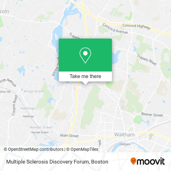 Multiple Sclerosis Discovery Forum map