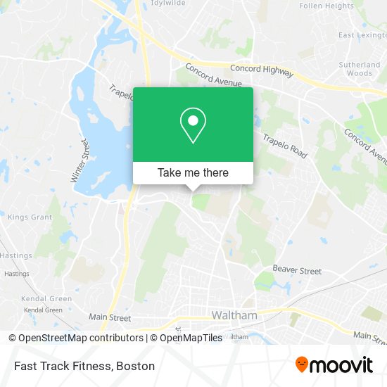 Fast Track Fitness map
