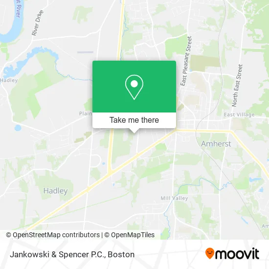 Jankowski & Spencer P.C. map