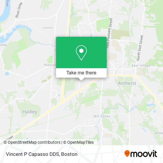 Vincent P Capasso DDS map