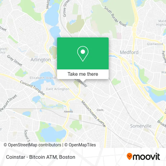 Coinstar - Bitcoin ATM map