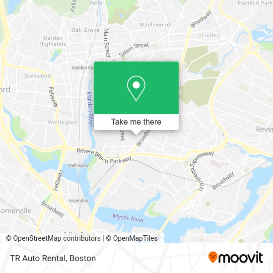 TR Auto Rental map