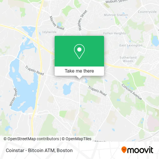 Coinstar - Bitcoin ATM map