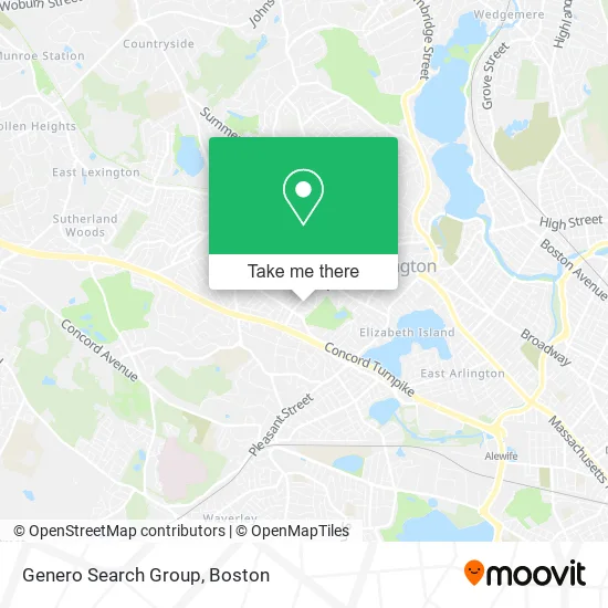 Genero Search Group map