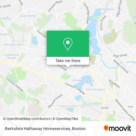 Berkshire Hathaway Homeservices map