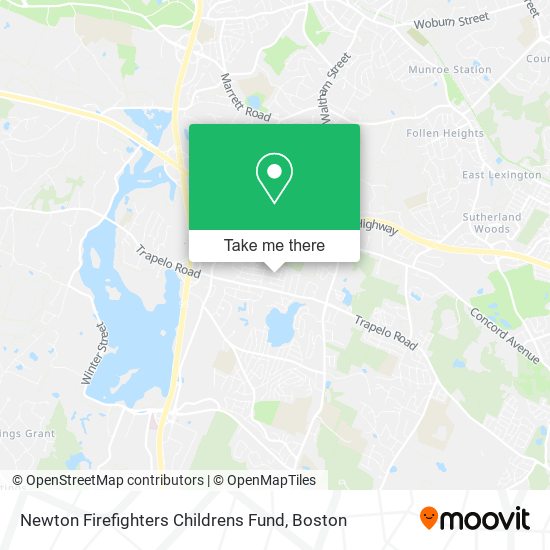 Newton Firefighters Childrens Fund map