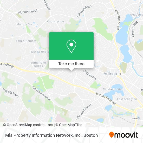 Mls Property Information Network, Inc. map