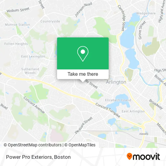 Power Pro Exteriors map