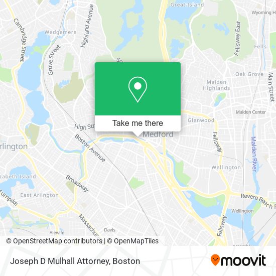 Mapa de Joseph D Mulhall Attorney